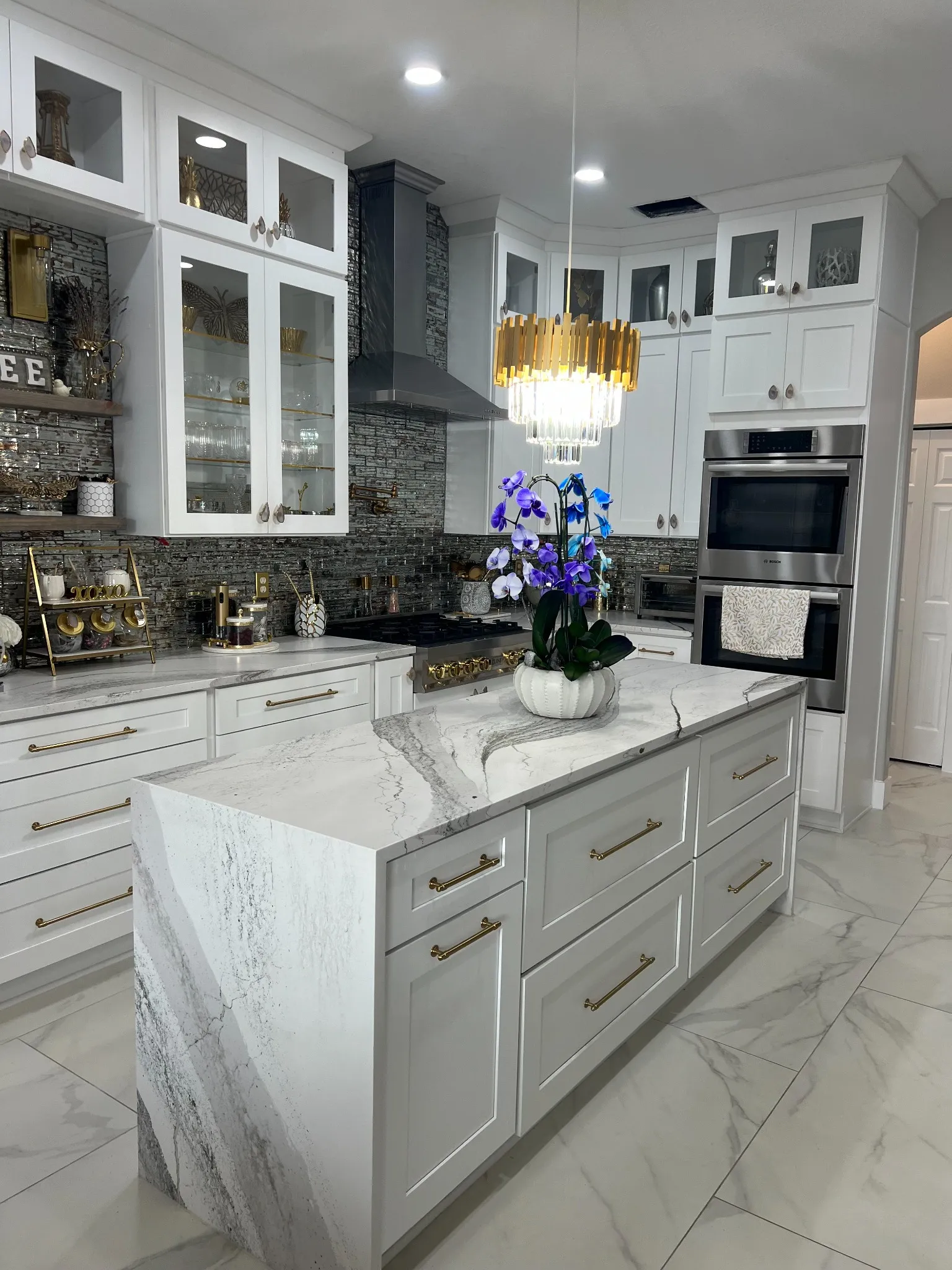 Kitchen after full restoration and rebuild completion
