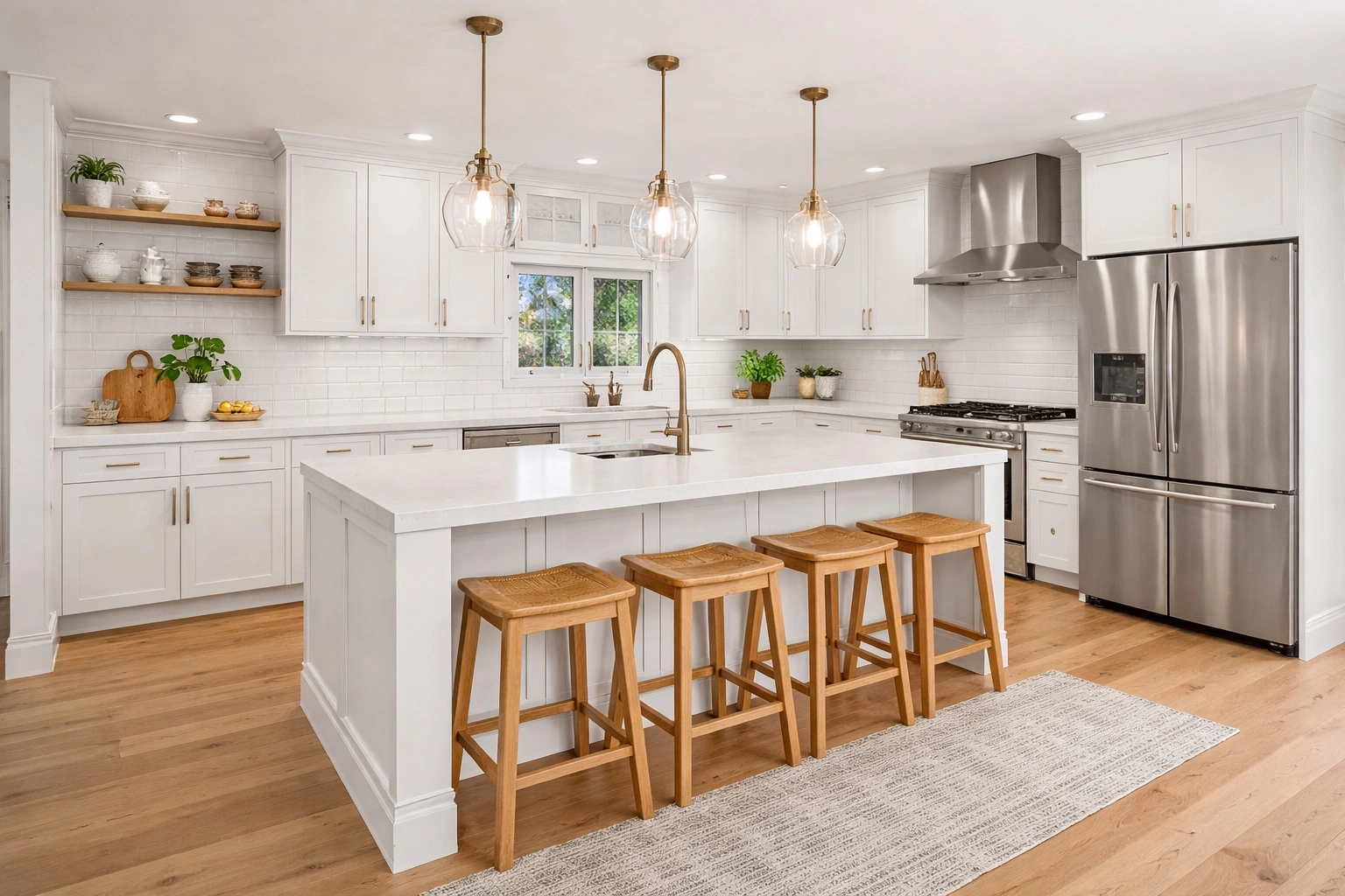 Property reconstruction work in progress after damage